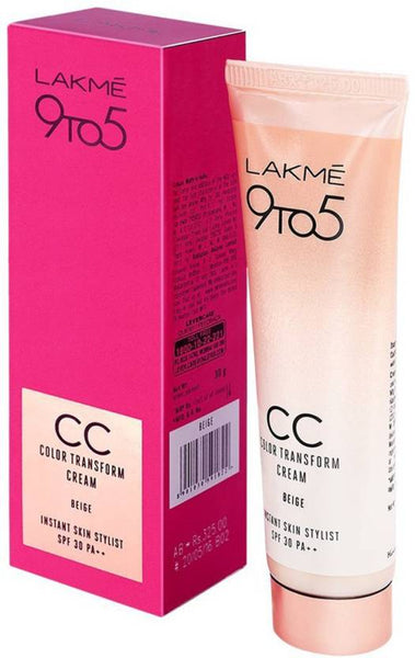 Lakme 9 to 5 Color Transform Cream - Beige
